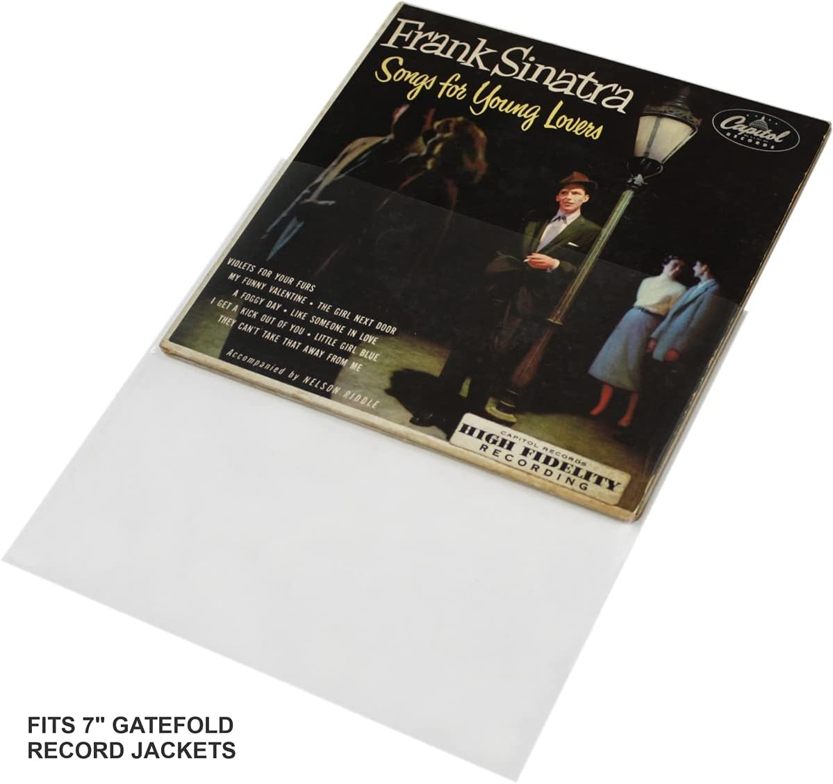 (100) 7" 45rpm Record Outer Sleeves - Super Clear Premium 2 Mil Thick - Perfect Fit, Archival Quality #07SB02