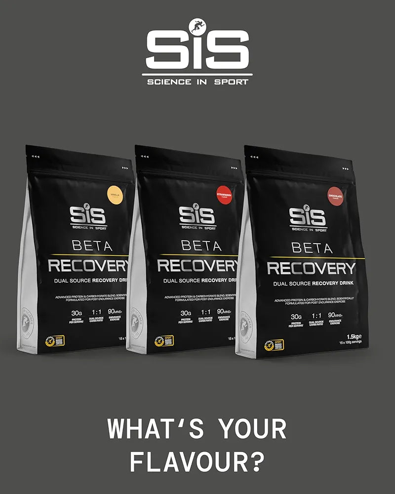 Science in Sport BETA Recovery - Dual-Source Carbohydrate Blend for High-Intensity Exercise - 30g Whey Protein Powder - Muscle Refuel - Sports Nutrition - Chocolate Flavor - 52 Oz