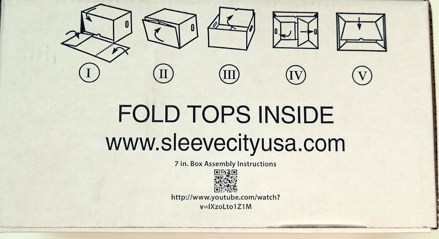 Sleeve City Diskeeper Ultimate 7-Inch Record Storage Box Premium Vinyl Protection & Storage