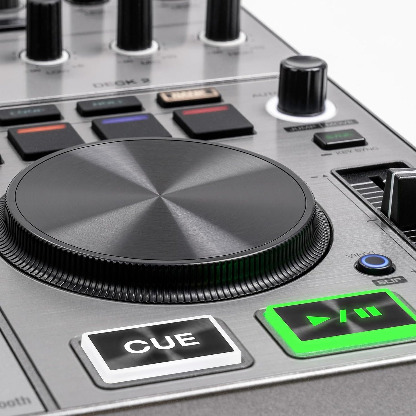 Denon DJ PRIME GO+ Standalone Portable DJ Controller | 2-Deck Mixer with Stem Separation, Wi-Fi, Bluetooth, Lighting Control, 7" Screen, and Battery