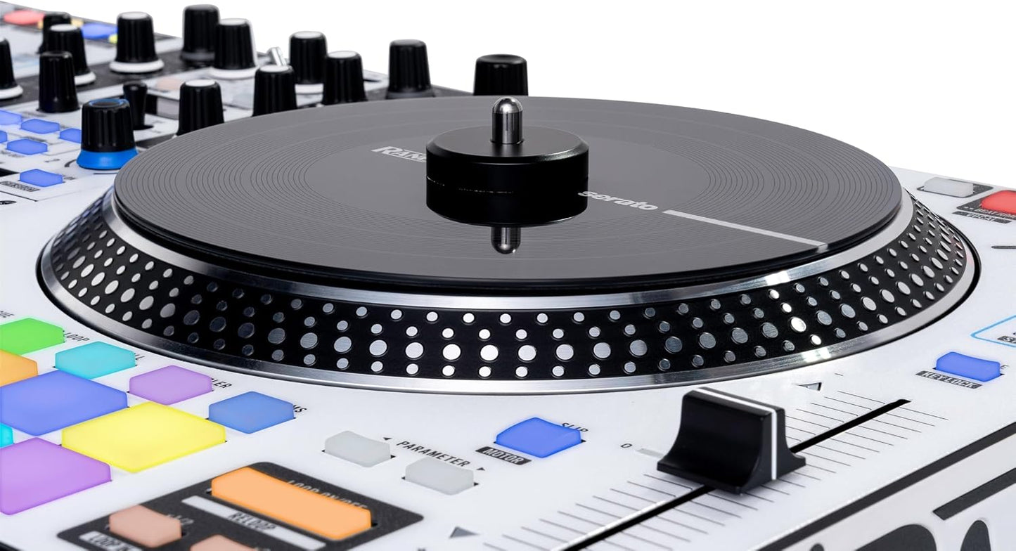 RANE SYSTEM ONE All-in-One Standalone Motorized DJ Controller with Engine DJ OS, Seamless Mixing on 2 Decks, Stems FX, Serato DJ Pro, XLR Outputs