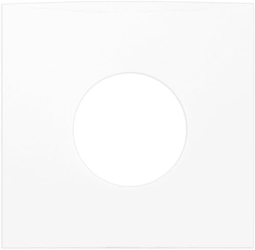 (500) Archival Quality Acid-Free Heavyweight Paper Inner Sleeves for 7 Inch Vinyl Records #07IW