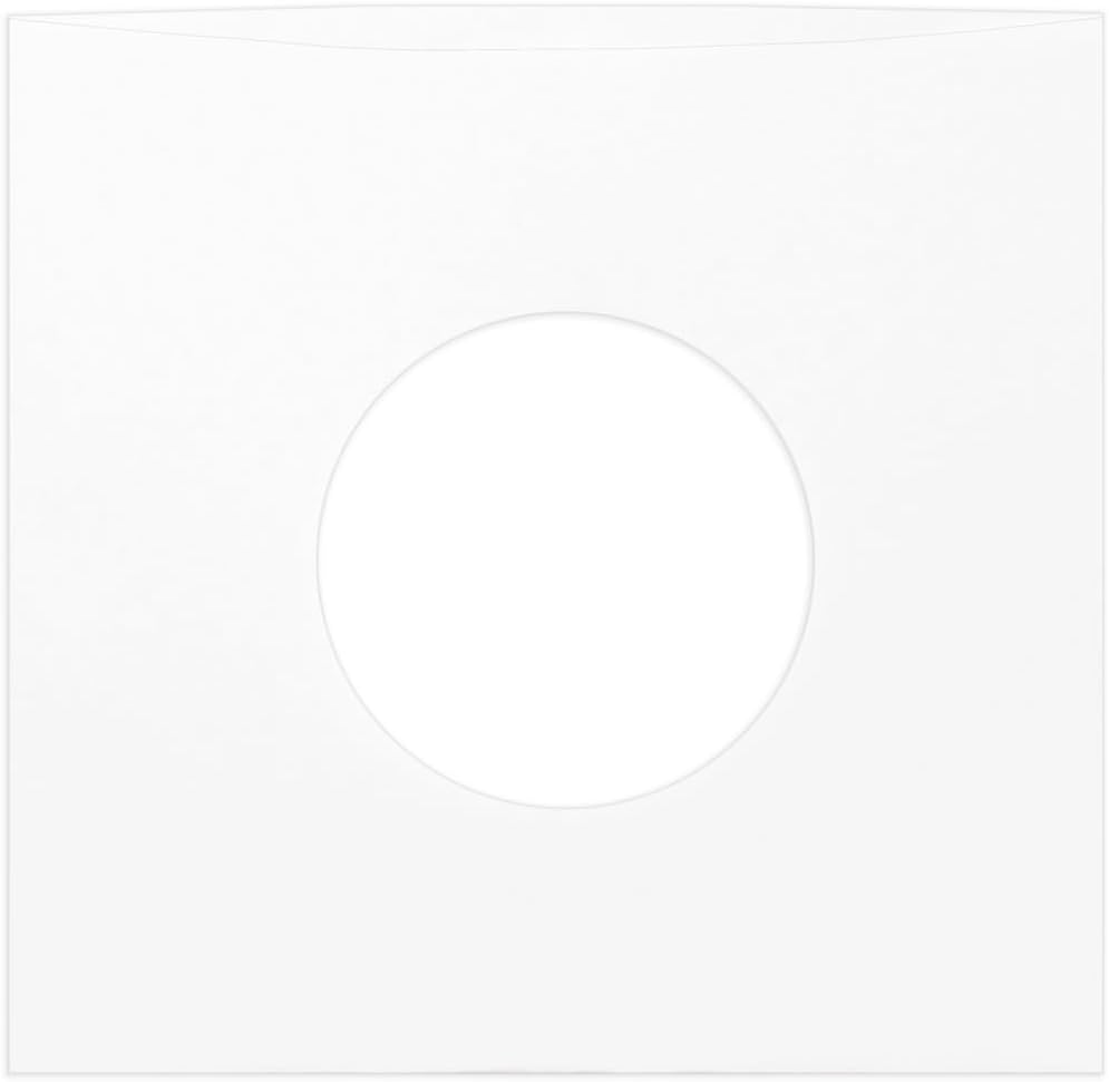 (500) Archival Quality Acid-Free Heavyweight Paper Inner Sleeves for 7 Inch Vinyl Records #07IW