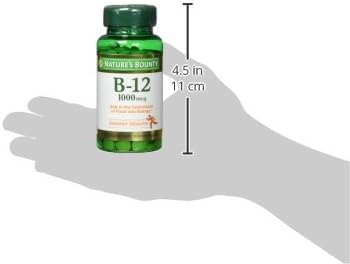 Nature's Bounty Vitamin B12 1000 mcg Supplements, Supports Energy Metabolism, 200 Ct