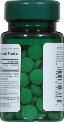 Nature's Bounty Vitamin B12 1000 mcg Supplements, Supports Energy Metabolism, 200 Ct