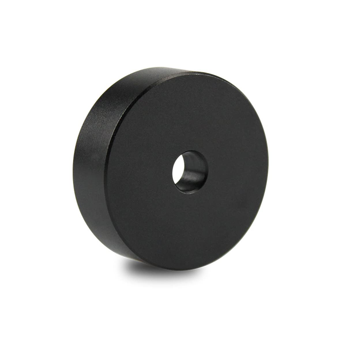 45 RPM Record Adapter Durable Solid Aluminum Dome Center Adapter for 7 Inch Vinyl Record (51G, Black)