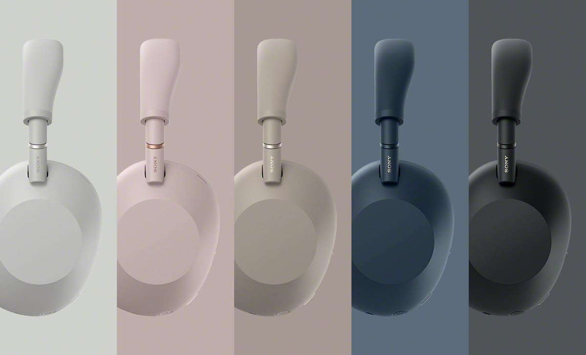 Sony WH-1000XM6 The Best Noise Cancelling Wireless Headphones, Sandstone | HD NC Processor QN3, 12 Microphones, Adaptive NC Optimizer, Mastered by Engineers, Studio-Quality, Up to 30 Hrs of Battery