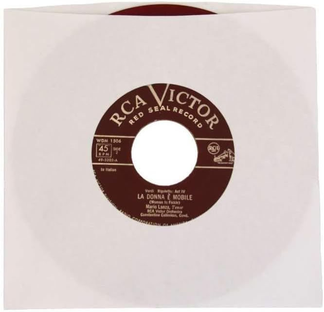 (500) Archival Quality Acid-Free Heavyweight Paper Inner Sleeves for 7 Inch Vinyl Records #07IW