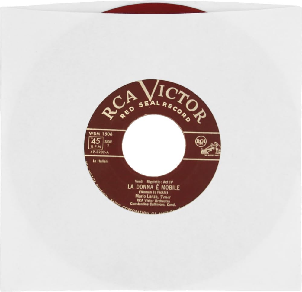 (500) Archival Quality Acid-Free Heavyweight Paper Inner Sleeves for 7 Inch Vinyl Records #07IW