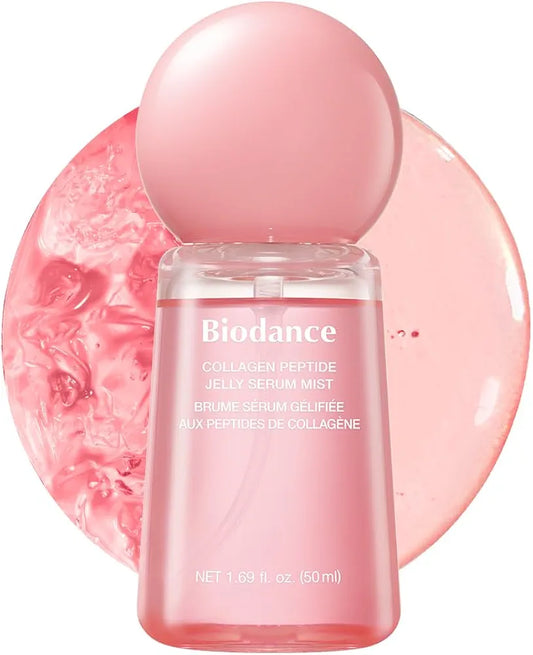 BIODANCE Collagen Peptides Jelly Serum Mist - Hydrating, Plumping & Anti-Aging Korean Hydrogel Face Spray (1.69 fl.oz)
