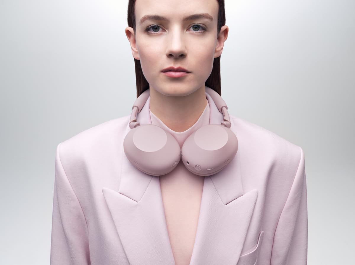 Sony WH-1000XM6 The Best Noise Cancelling Wireless Headphones, Sandstone | HD NC Processor QN3, 12 Microphones, Adaptive NC Optimizer, Mastered by Engineers, Studio-Quality, Up to 30 Hrs of Battery