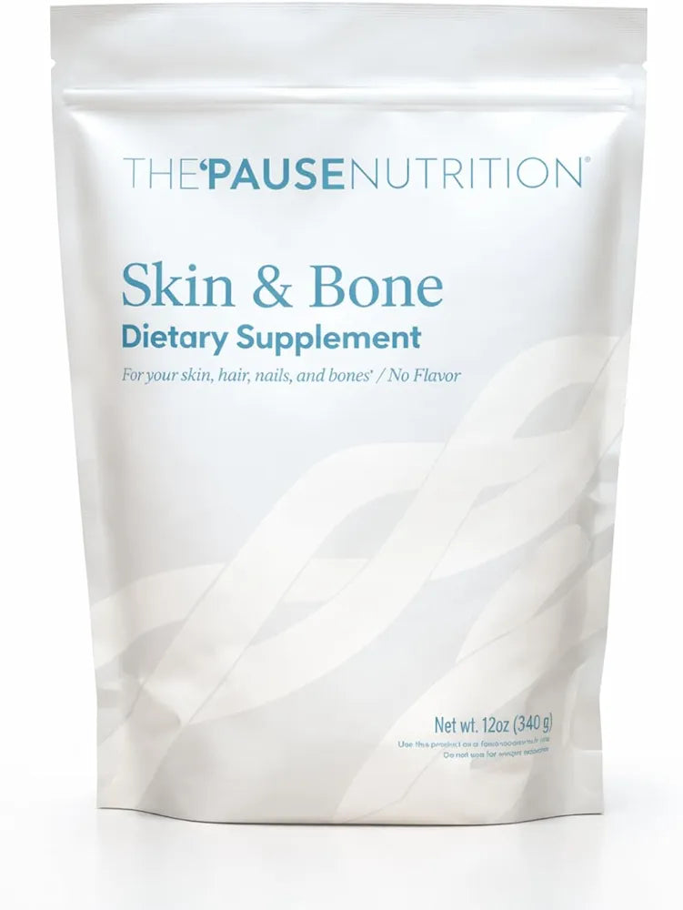 The 'Pause Life Skin & Bone, Verisol & Fortibone Collagen Peptides, Powder Formula with Hyaluronic Acid and Vitamin C, Gluten Free Supplement, Skin, Nails & Hair Support, Unflavored, Easy to Mix 12 OZ