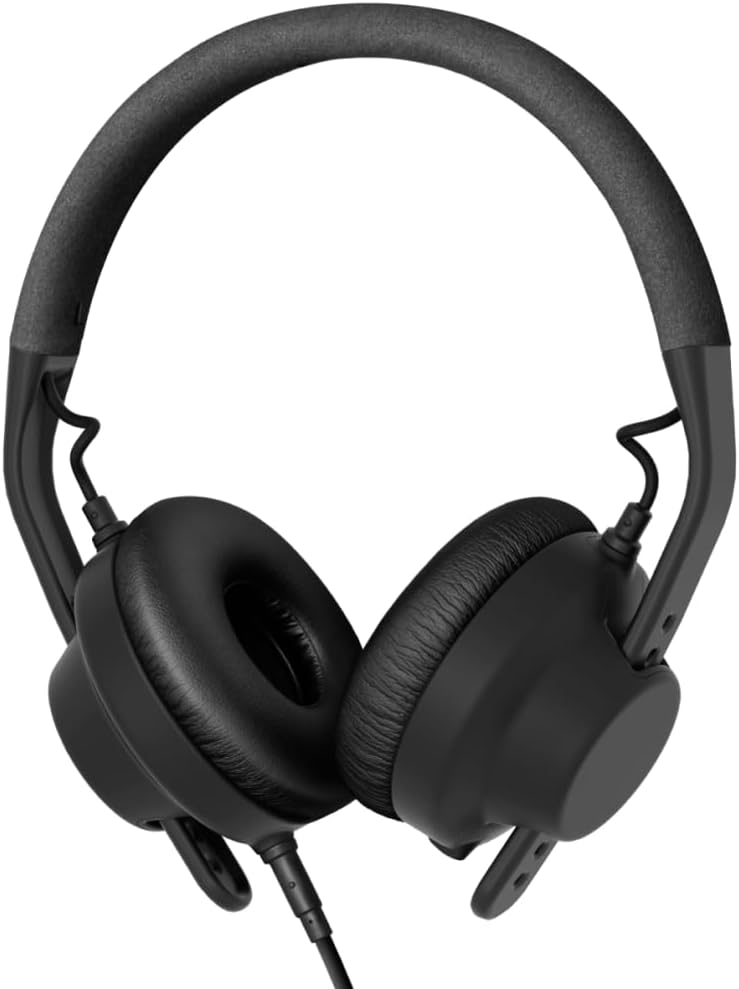 AIAIAI TMA-2 DJ XE Wired On-Ear DJ Headphones, 168g, Black, Balanced Audio | 40mm bio-cellulose drivers, 3.5mm jack, high-isolation memory-foam pads, weighing only 168g, balanced sound, modular parts