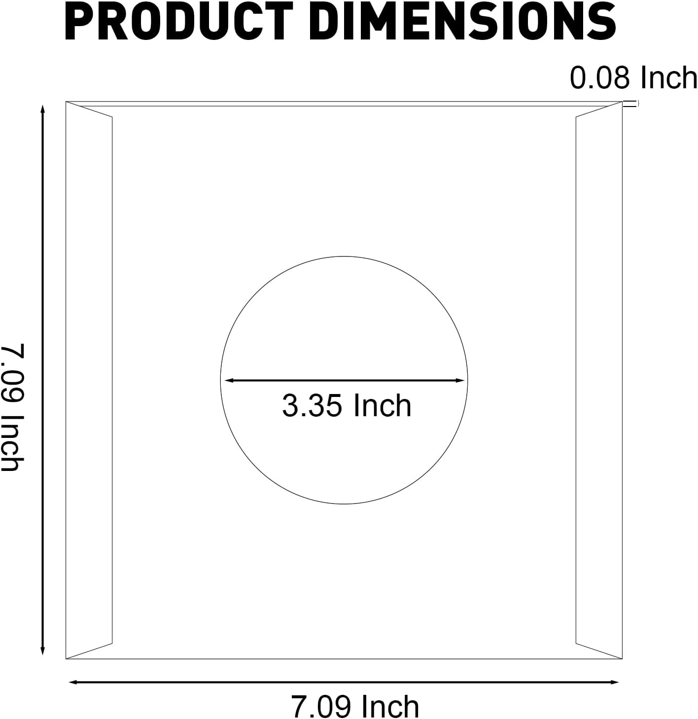 7-Inch Vinyl Record Inner Sleeves, White Paper for 45 RPM Albums, 100 Pack | Acid-Free Heavy Archival Kraft Paper, Center Hole, Smooth Snag-Free Seams, Dust & Scratch Shield for Long-Term Vinyl Storage