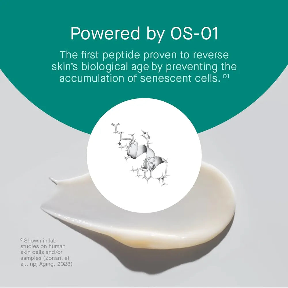 OneSkin BODY OS-01 Peptide Topical Supplement & Skin Longevity Age Reversal Moisturizer | Safe for Sensitive Skin, Fragrance-Free, 250 mL / 8.45 oz
