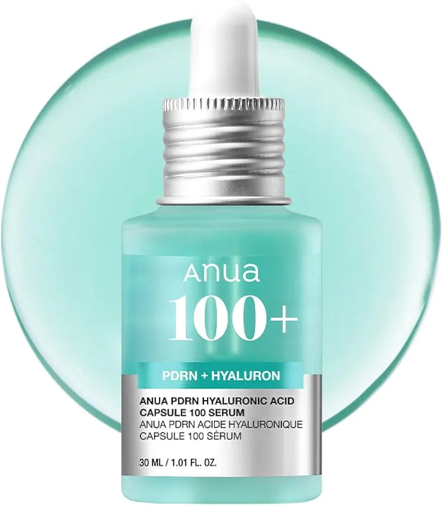 Anua PDRN Hyaluronic Acid Capsule 100 Serum - Salmon DNA Hydrating & Plumping Korean Skincare, 1.01 fl. oz