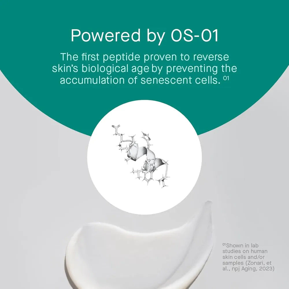 OneSkin FACE OS-01 Peptide Topical Supplement | Skin Longevity Age Reversal Moisturizer | Safe for Sensitive Skin, Fragrance-Free