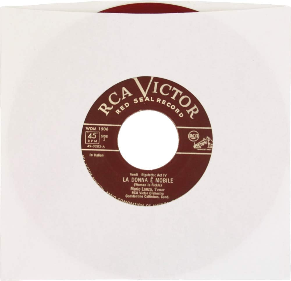 (500) Archival Quality Acid-Free Heavyweight Paper Inner Sleeves for 7 Inch Vinyl Records #07IW