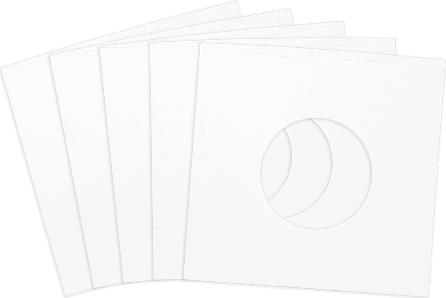 (500) Archival Quality Acid-Free Heavyweight Paper Inner Sleeves for 7 Inch Vinyl Records #07IW