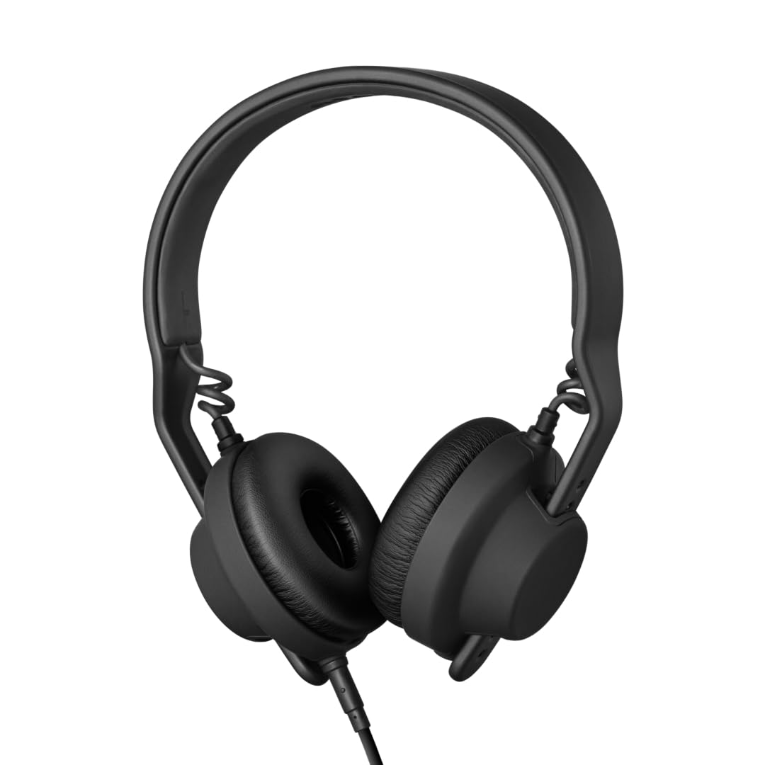 AIAIAI TMA-2 DJ XE Wired On-Ear DJ Headphones, 168g, Black, Balanced Audio | 40mm bio-cellulose drivers, 3.5mm jack, high-isolation memory-foam pads, weighing only 168g, balanced sound, modular parts