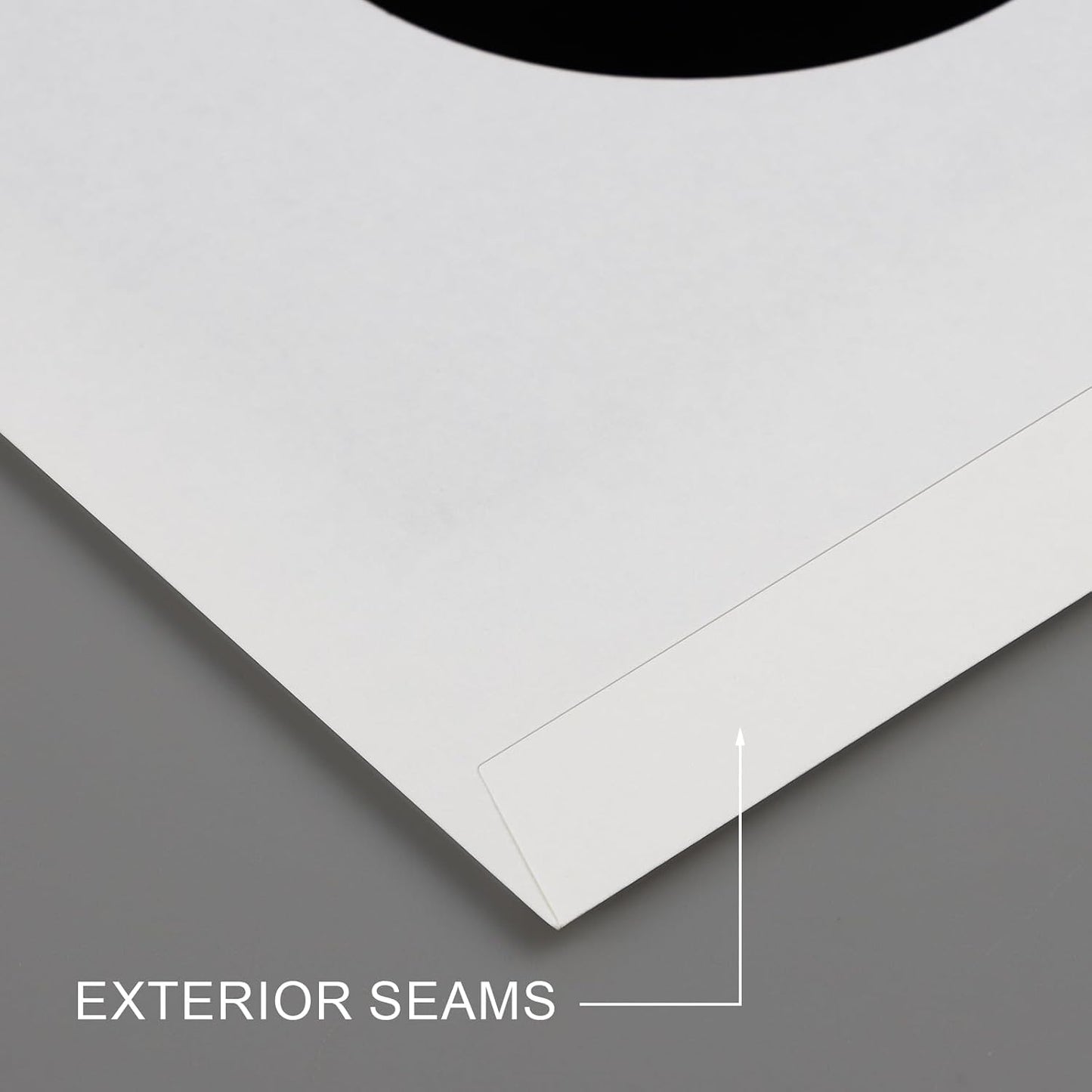 7-Inch Vinyl Record Inner Sleeves, White Paper for 45 RPM Albums, 100 Pack | Acid-Free Heavy Archival Kraft Paper, Center Hole, Smooth Snag-Free Seams, Dust & Scratch Shield for Long-Term Vinyl Storage
