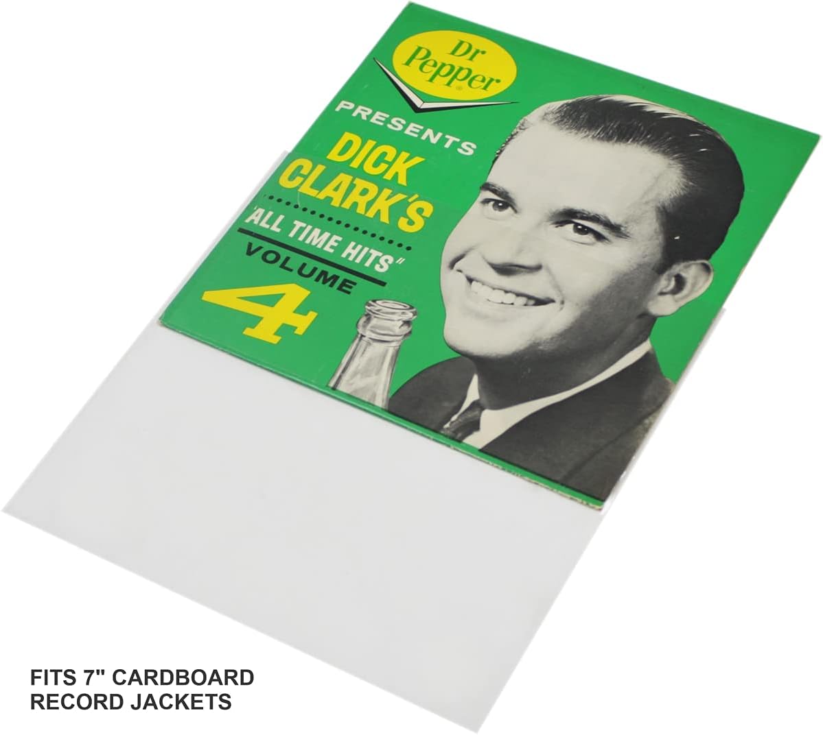 (100) 7" 45rpm Record Outer Sleeves - Super Clear Premium 2 Mil Thick - Perfect Fit, Archival Quality #07SB02
