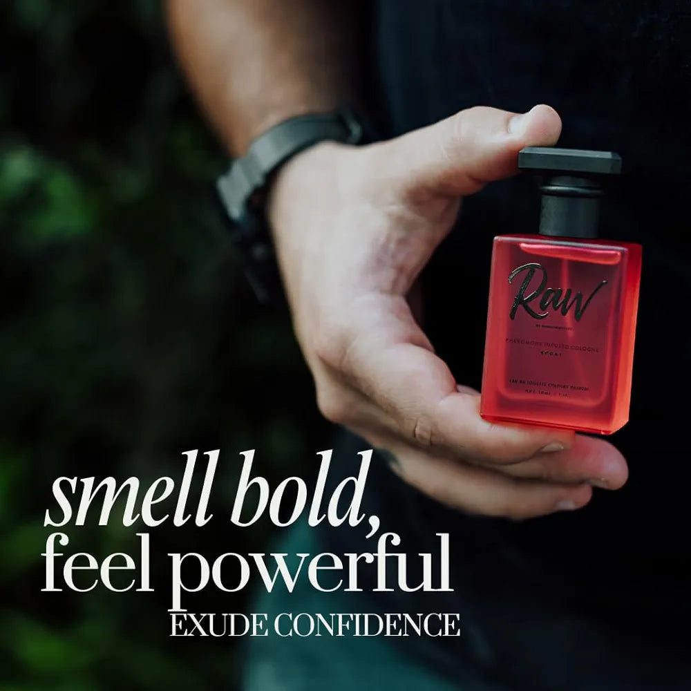 RawChemistry Pheromone-Infused Cologne Spray for Men - Long-Lasting Masculine Fragrance