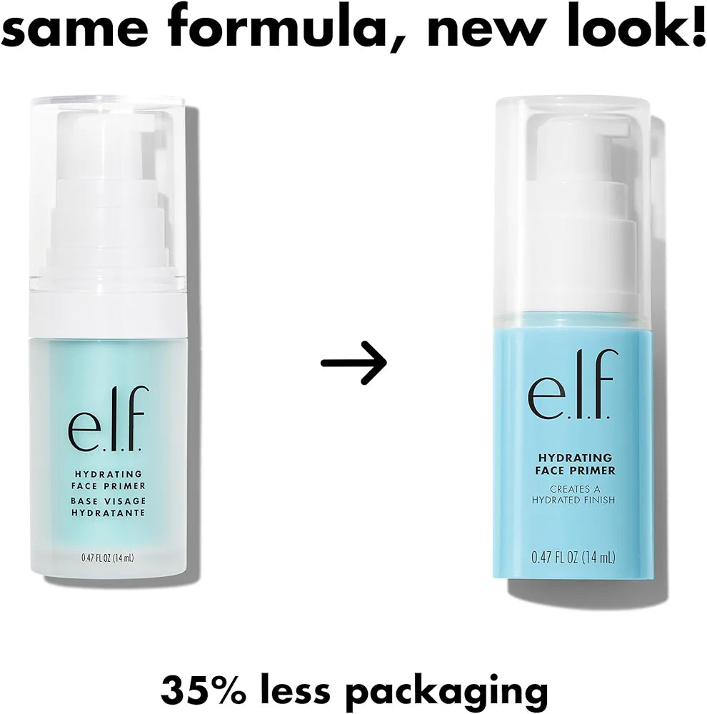 e.l.f. Hydrating Face Primer - Moisturizing Makeup Base for Smooth, Long-Lasting Foundation Application