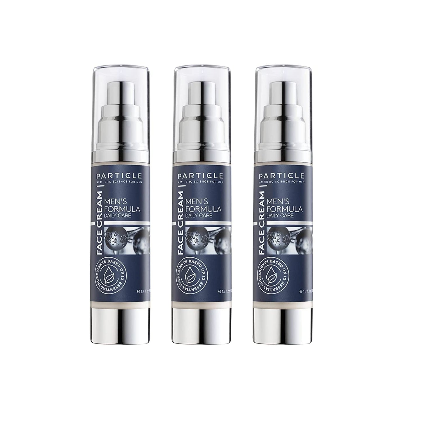 Particle 6-in-1 Face Cream for Men, Men’s Daily Hydrating Moisturizer with Vitamin C, Jojoba Oil, Vitamin E & Hyaluronic Acid, Skin Care Routine, Healthy Skin Support, Pack of 1, 1.7 FL OZ
