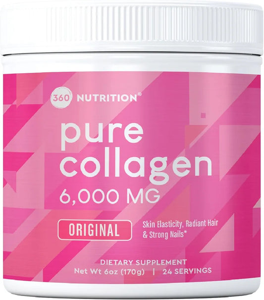 Pure Collagen, 6,000 MG Drink Mix Powder , 6 oz 