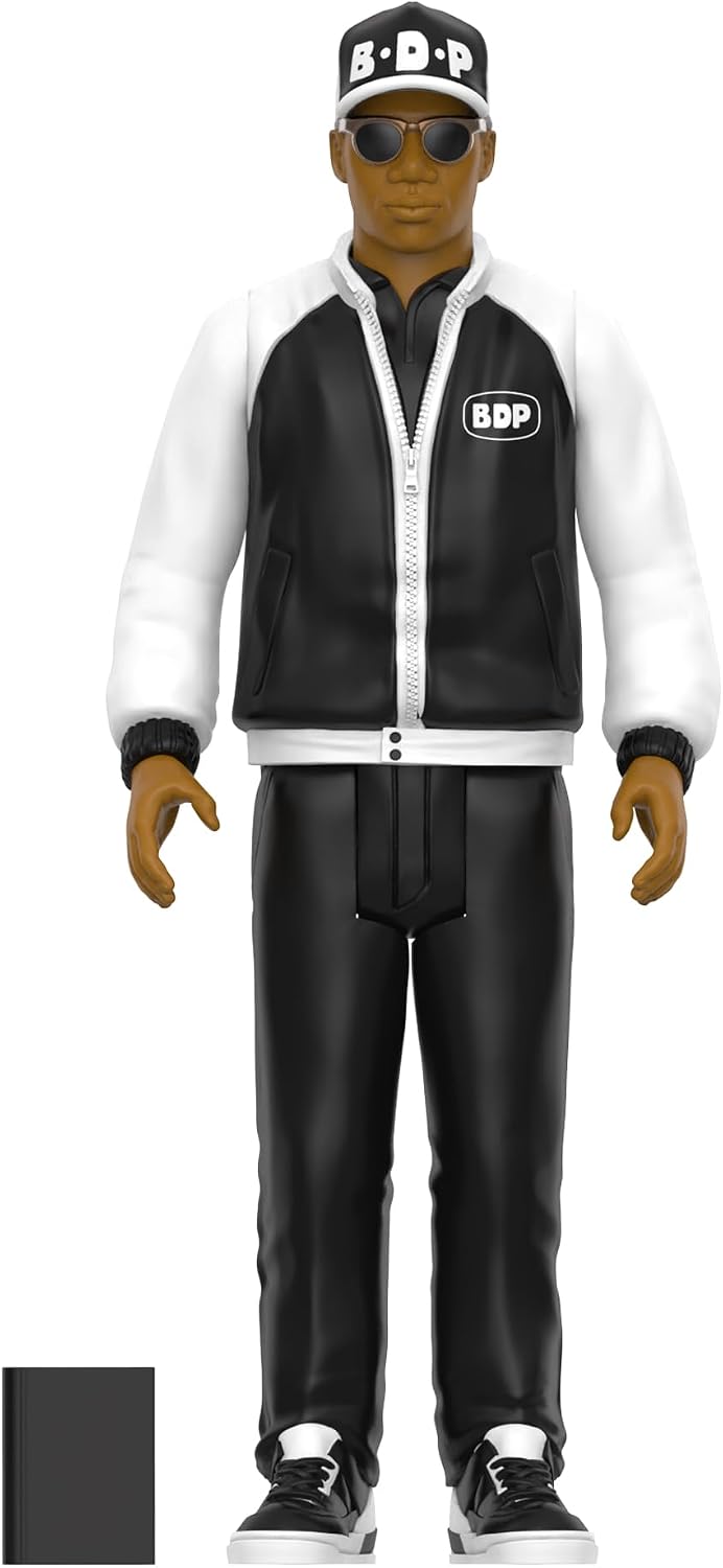 Super7 KRS-One by All Means Necessary BDP - 3.75" KRS-One Action Figure with Accessory Hip Hop Collectibles and Retro Toys
