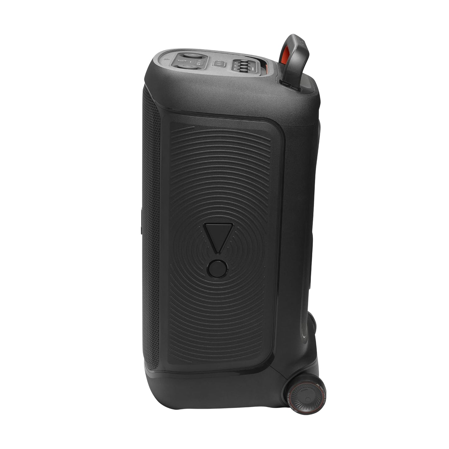 JBL PartyBox 520 Portable Party Speaker with AI Sound Boost - Black | Up To 15 Hours Playtime, Replaceable Battery, Auracast Stereo Linking, Telescopic Handle And Wheels, Mic And Guitar Inputs