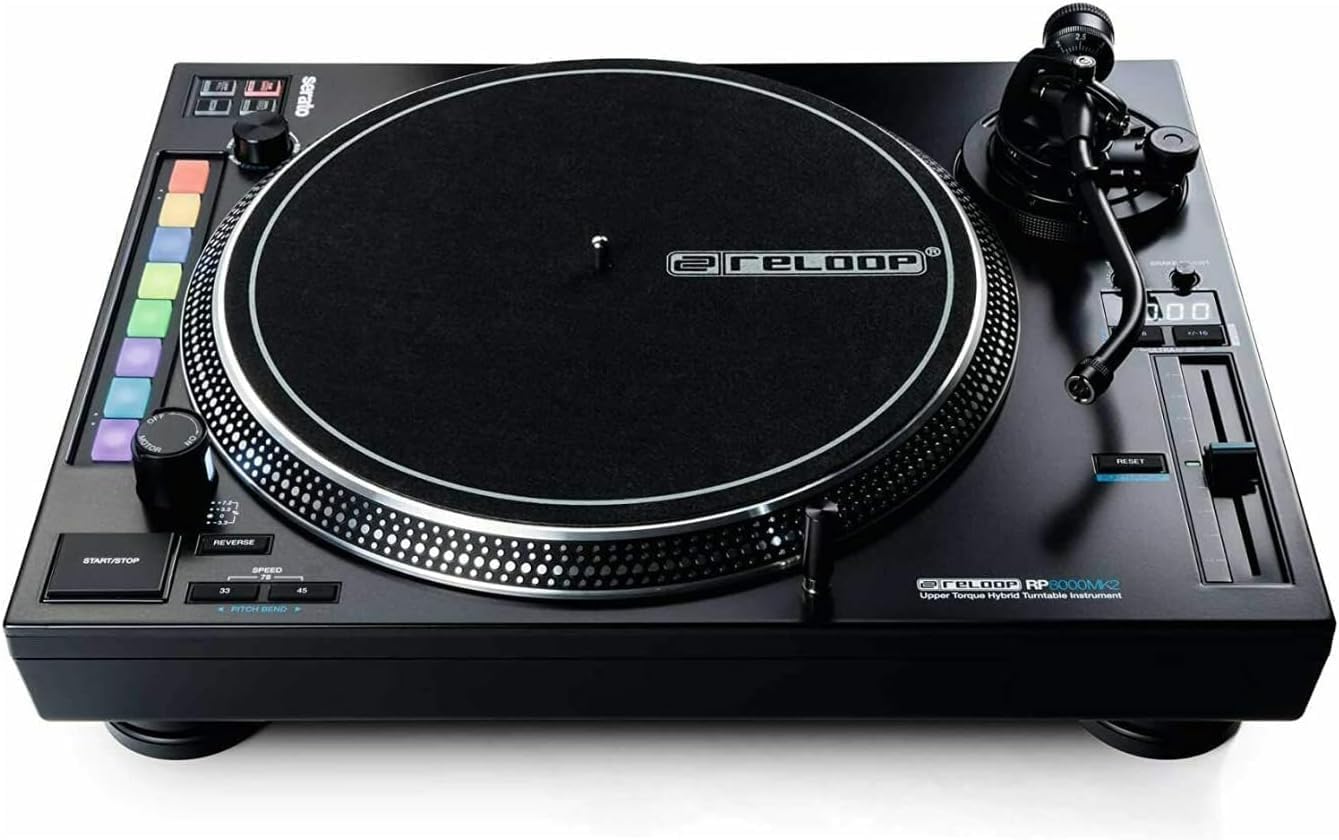 Reloop Upper Torque Hybrid Turntable Instrument RP-8000-MK2