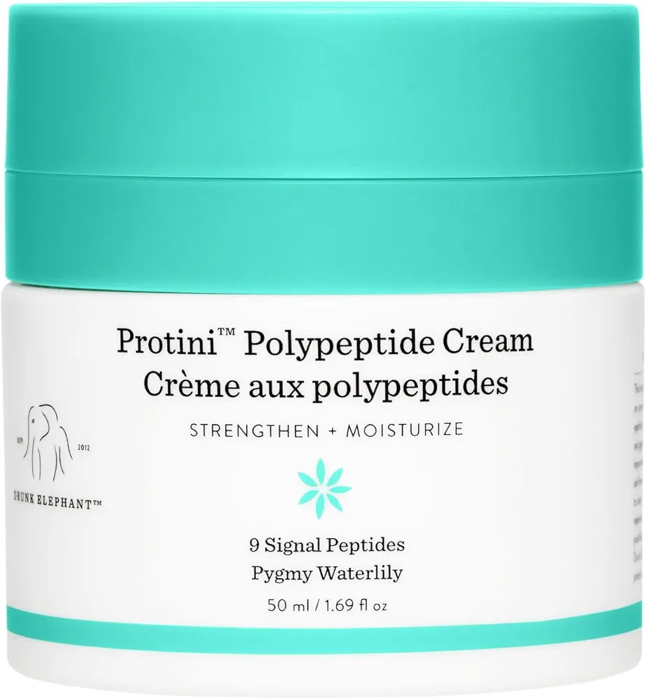 Drunk Elephant Protini Polypeptide Cream - Firming Moisturizer - Clean Clinical Skincare - Cruelty-Free - Dermatologist-Tested - Free of Essential Oils, Silicones, and Fragrance