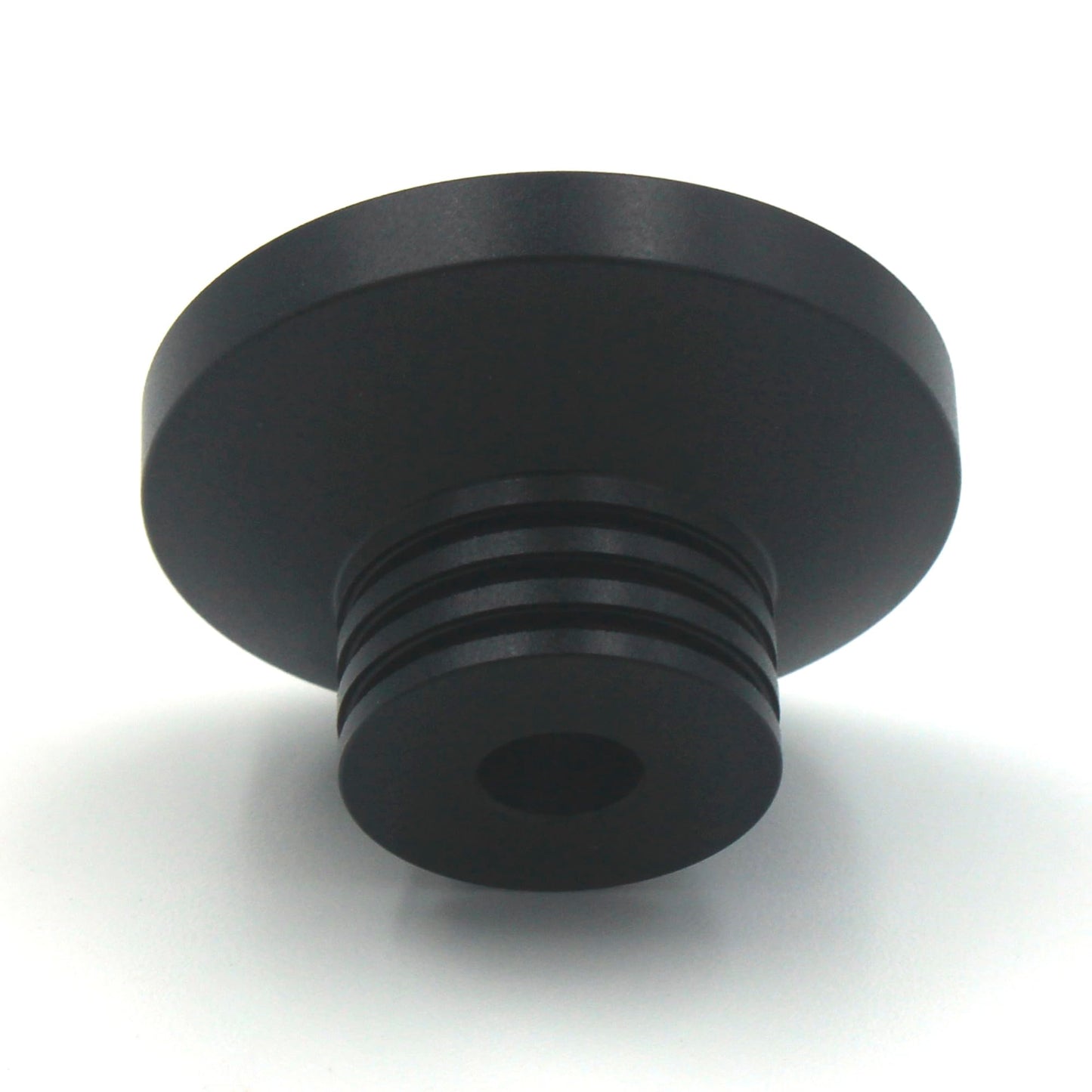 45 RPM Record Adapter Durable Solid Aluminum Dome Center Adapter for 7 Inch Vinyl Record (51G, Black)