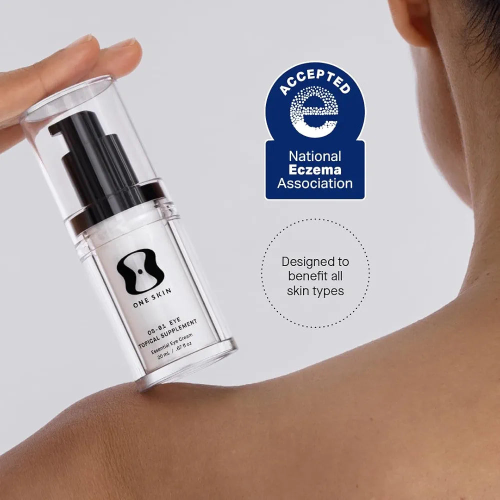 OneSkin EYE OS-01 Peptide Topical Supplement: Fragrance-Free Anti-Aging Eye Cream for Sensitive Skin