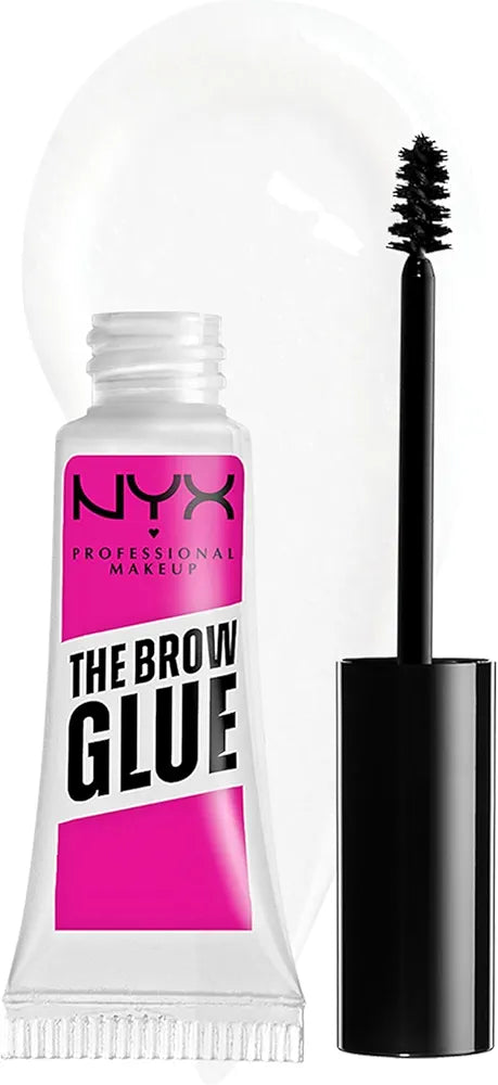 NYX Professional Makeup The Brow Glue, Extreme Hold Eyebrow Styling Gel - Clear