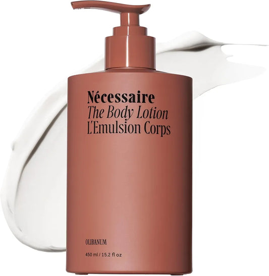 Nécessaire The Body Lotion Olibanum: Multi-Peptide Firming Moisturizer with 2.5% Niacinamide, 15.2oz