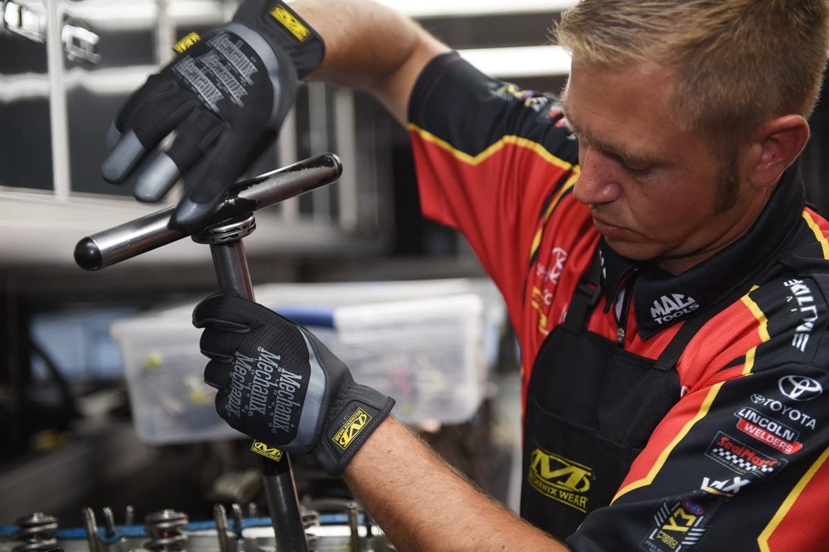 Mechanix Wear: FastFit Work Glove with Elastic Cuff for Secure Fit, Performance Gloves for Multi-purpose Use