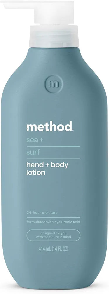 Method Sea + Surf Body Lotion, 24-Hour Hydration, 14 oz