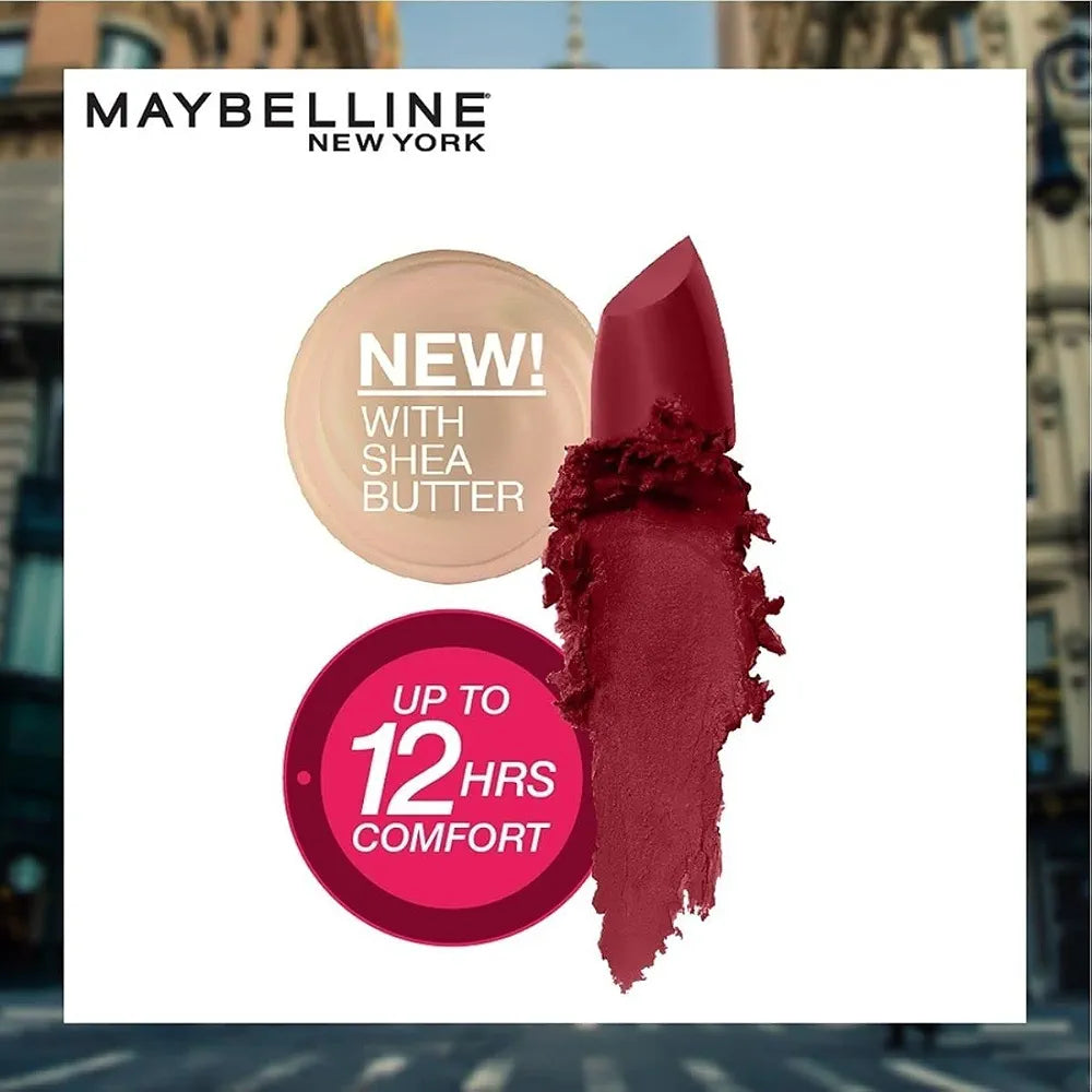 Maybelline Color Sensational Matte Hydrating Lipstick - Divine Wine
