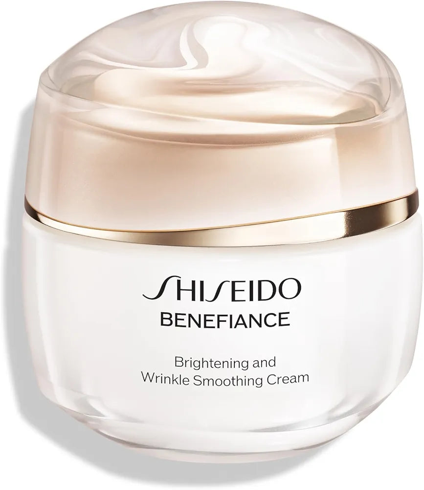 Shiseido Benefiance Brightening and Wrinkle Smoothing Cream - 50 mL - Moisturizer Visibly Improves Dark Spots & Wrinkles with Plant-Based Retinol - 24HR Hydration - Non-Comedogenic, All Skin Types
