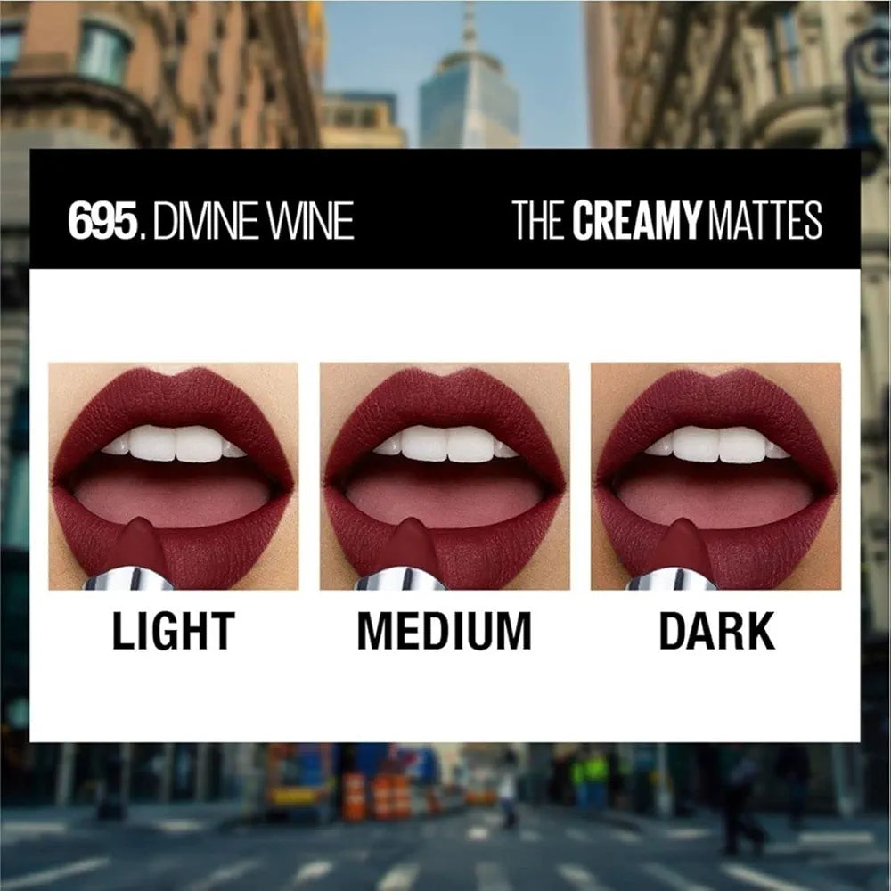 Maybelline Color Sensational Matte Hydrating Lipstick - Divine Wine