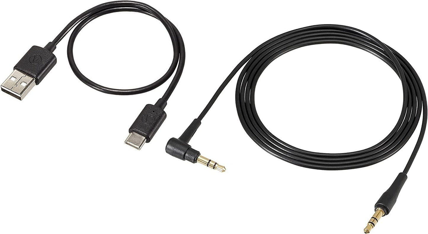 Audio-Technica ATH-M20xBT Wireless Over-Ear Headphones, Black