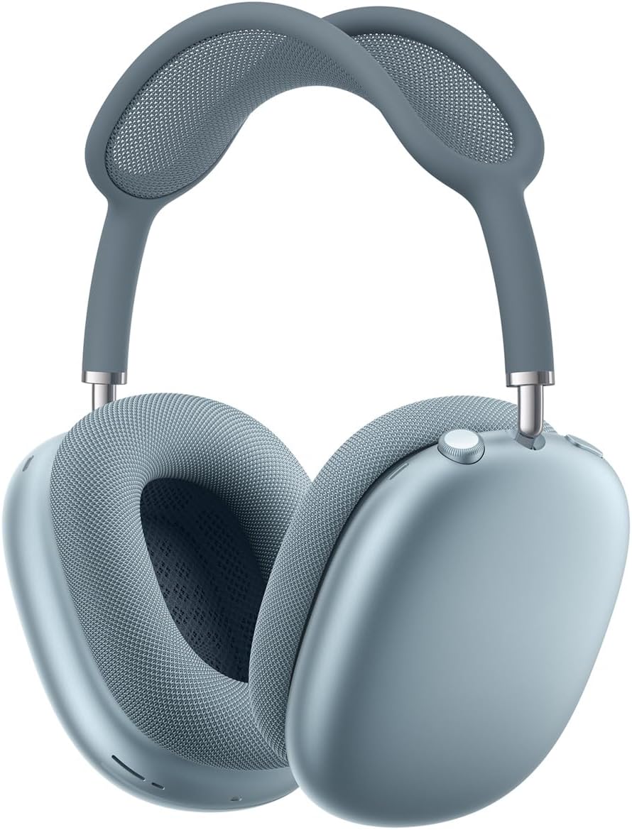 Apple AirPods Max 2 Wireless Over-Ear Headphones, Active Noise Cancellation, Adaptive Audio, Personalized Spatial Audio, Live Translation, Bluetooth Headphones for iPhone – Blue | H2 chip with noise canceling and USB-C for podcasts, music and content crea