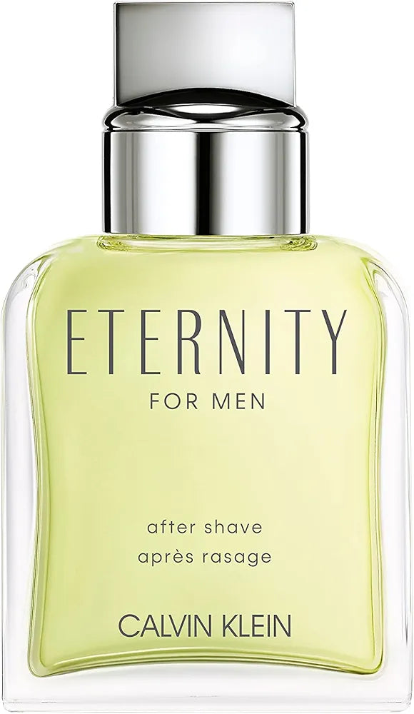Calvin Klein Eternity for Men Aftershave Lotion - Aromatic Fougere Scent with Bergamot, Geranium, Sandalwood, and Amber Notes