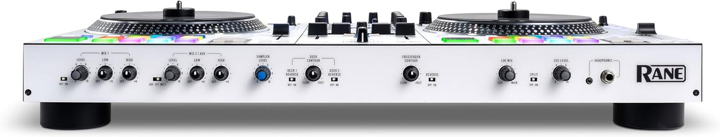 RANE SYSTEM ONE All-in-One Standalone Motorized DJ Controller with Engine DJ OS, Seamless Mixing on 2 Decks, Stems FX, Serato DJ Pro, XLR Outputs