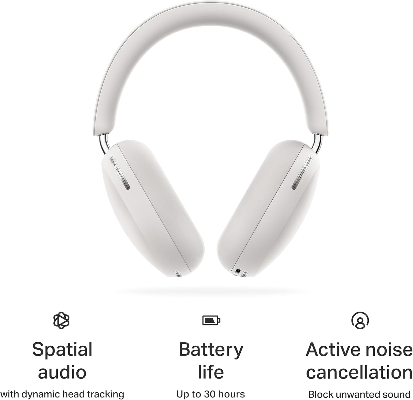 Sonos Ace Noise Cancelling Bluetooth Over-Ear Headphones - White