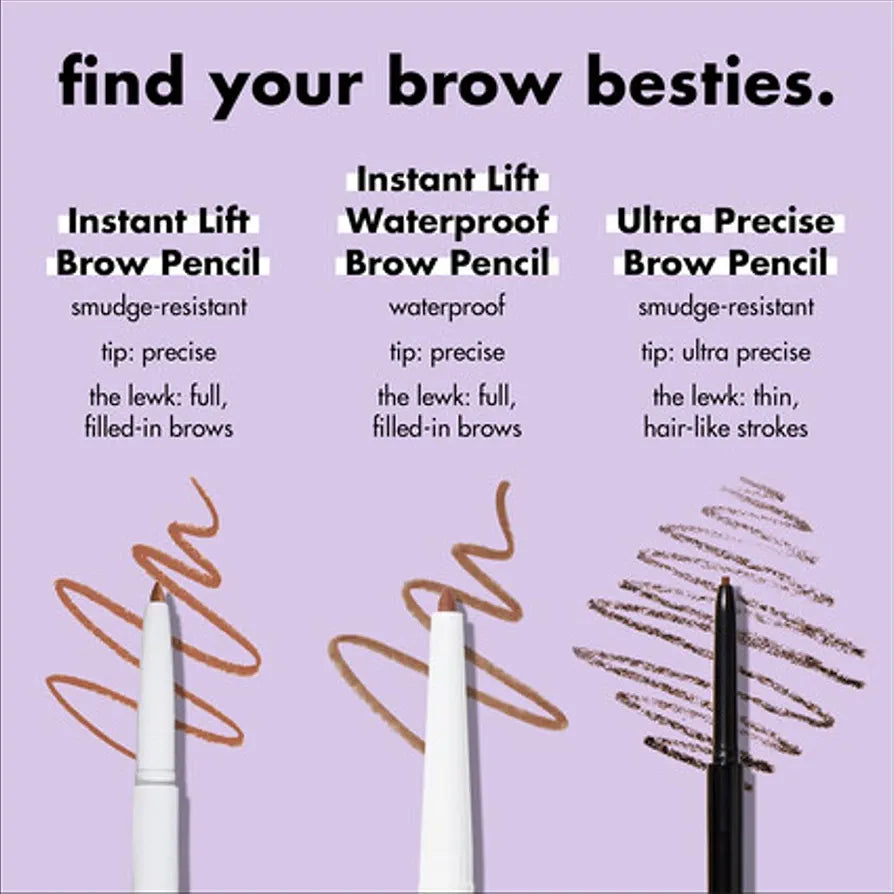 e.l.f. Instant Lift Dual-Sided Brow Pencil - Precise Fine Tip for Shaping, Defining, and Filling Brows - Blonde, 0.006 Oz