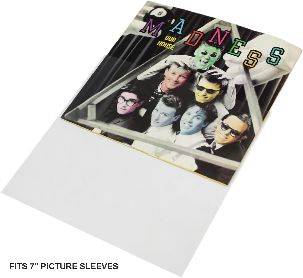 (100) 7" 45rpm Record Outer Sleeves - Super Clear Premium 2 Mil Thick - Perfect Fit, Archival Quality #07SB02